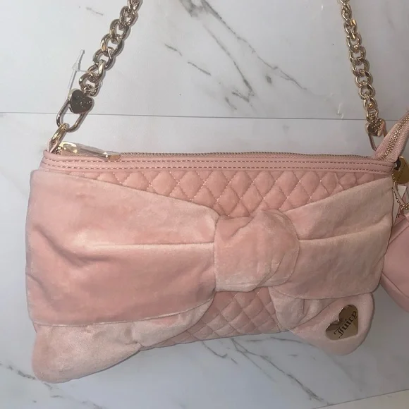 Juicy Couture Tied With A Bow shoulder bag- pink diamond - Picture 2 of 8